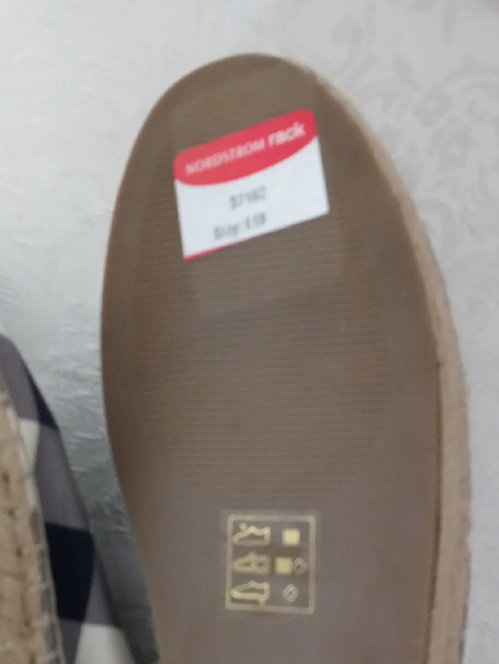 NWT Draper James Fabric and Jute Espadrilles